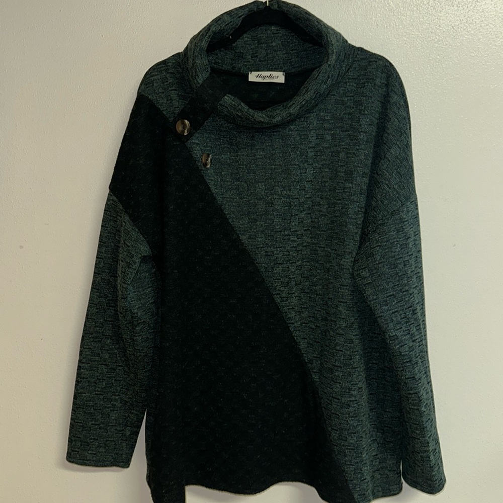 Haptics cowl neck sweater
